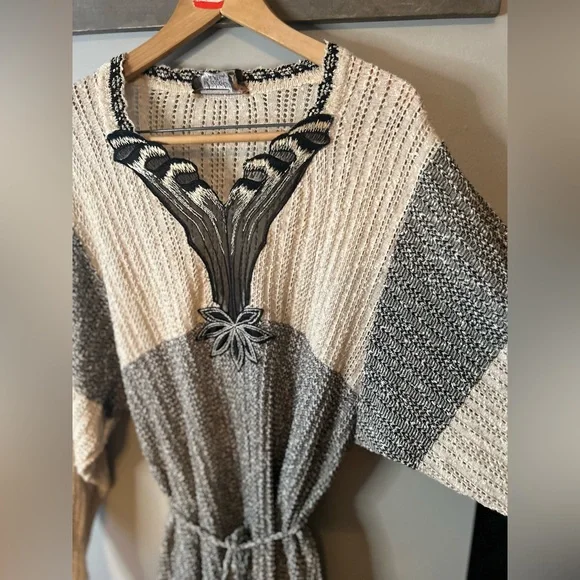 Vintage 70s Dress / tricots de Paris - Picture 6 of 16